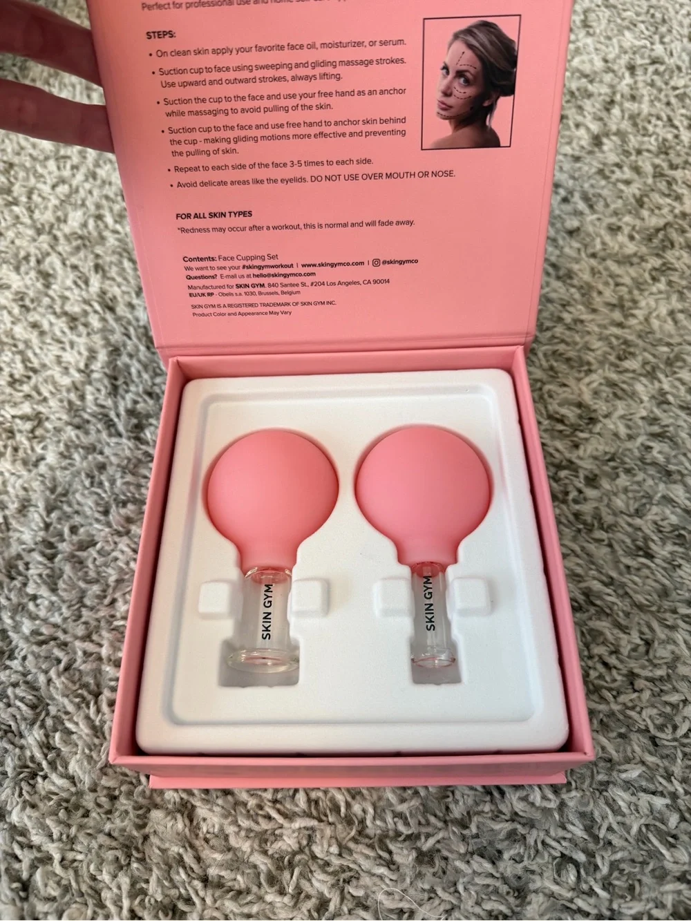 Skin Gym Glowy Pink Face Cupping Set